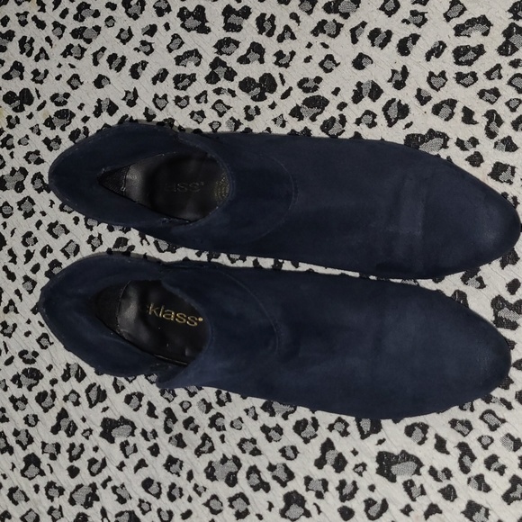 Ankle boots/ Klass/ Navyblue size US 9 - Picture 3 of 5